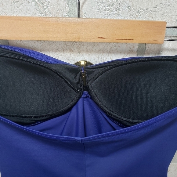 LANDS END Tankini Swim Top Size 4 - Picture 3 of 6